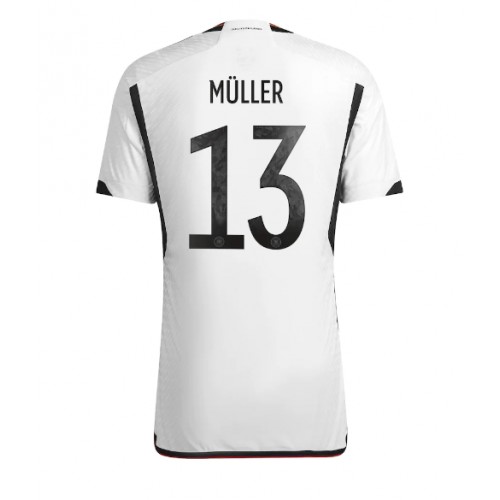 Tyskland Thomas Muller #13 Hjemmedrakt VM 2022 Kortermet Tyskland Thomas Muller #13 Hjemmedrakt VM 2022 Kortermet